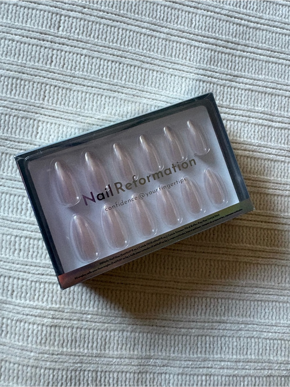 Nail Reformation Press-On Nails in Pearl White